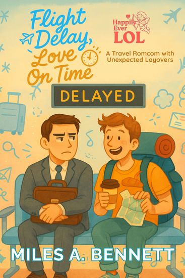 Flight Delay Love On Time - A Travel Romcom with Unexpected Layovers - cover