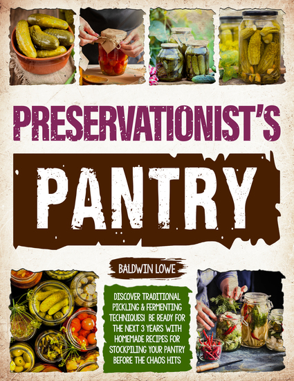 The Preservationist's Pantry - Rediscovering Traditional Pickling & Fermenting Techniques | Be Ready for the Next 3 Years with Homemade Recipes for Stockpiling Your Pantry Before the Chaos Hits - cover