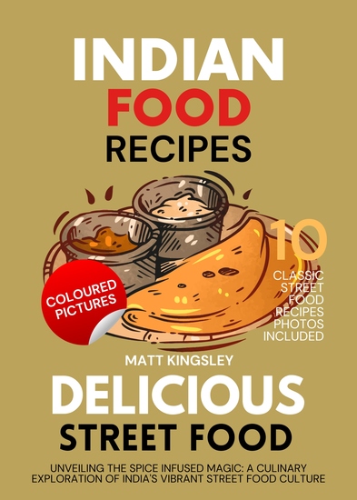 Indian Food Street Food - Indian Recipes Street Food Recipes Curry Recipes Tandoori Recipes Samosa Recipes Naan Bread Indian Snacks 60+ Recipes - cover