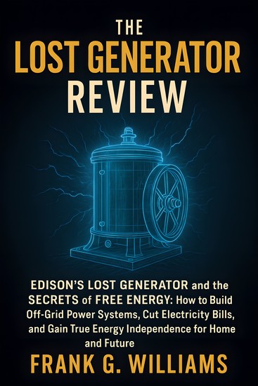 The Lost Generator Review - Edison’s Lost Generator and the Secrets of Free Energy: How to Build Off-Grid Power Systems Cut Electricity Bills and Gain True Energy Independence for Your Home and Future - cover
