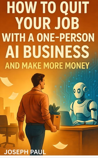 How to Quit your Job with a one-person AI business and make more money - cover