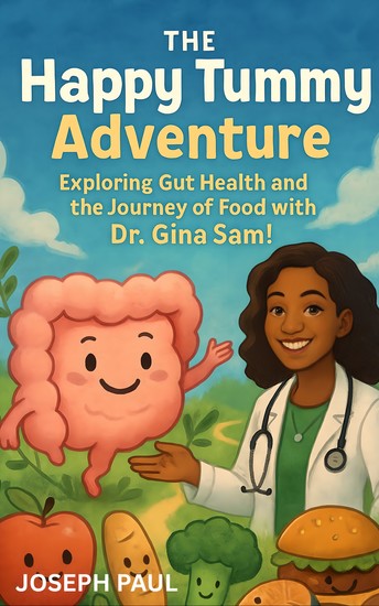 The Happy Tummy Adventure - Exploring Gut Health and the Journey of food with Dr Gina Sam! - cover