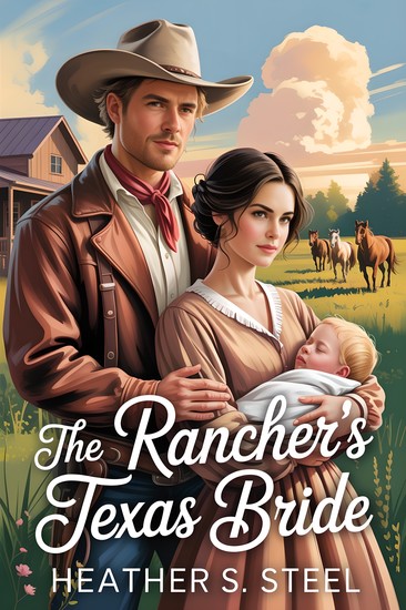 The Rancher's Texas Bride - A Mail-Order Bride Found Family Novella Marriage of Convenience - cover