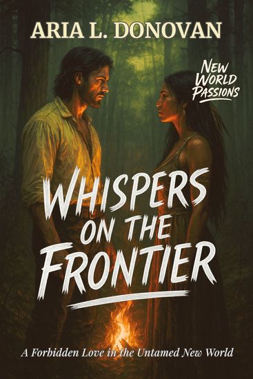 Whispers on the Frontier - A Forbidden Love in the Untamed New World - cover