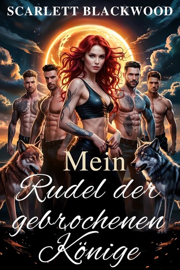 Mein Rudel der gebrochenen Könige - Eine Omegaverse Reverse Harem Romanze - cover