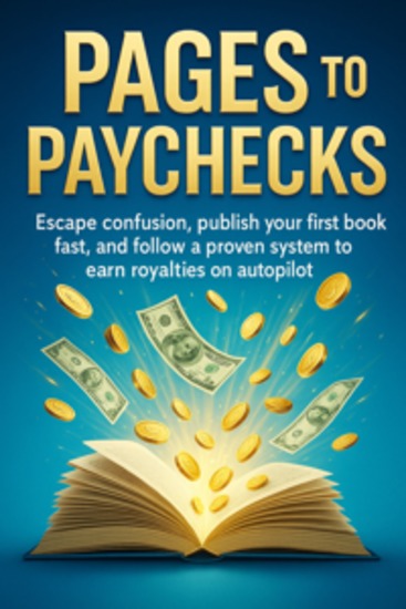 Pages to Paychecks: Escape confusion publish your first book fast and follow a proven system to earn royalties on autopilot - cover