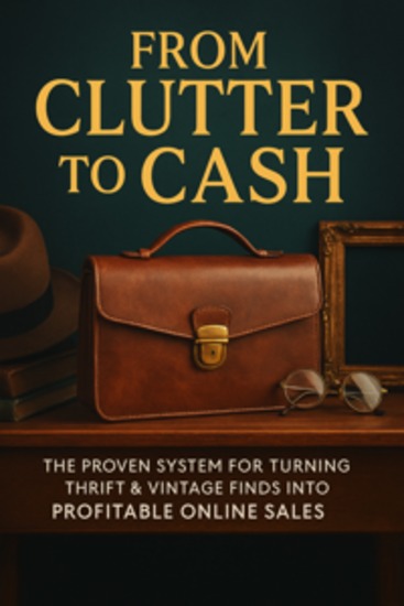 From Clutter to Cash: The Proven System for Turning Thrift & Vintage Finds into Profitable Online Sales - cover