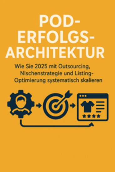 POD-Erfolgsarchitektur: Wie Sie 2025 mit Outsourcing Nischenstrategie und Listing-Optimierung systematisch skalieren - cover
