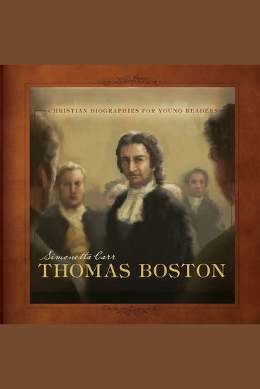 Thomas Boston - cover