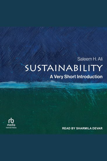 Sustainability - A Very Short Introduction - cover