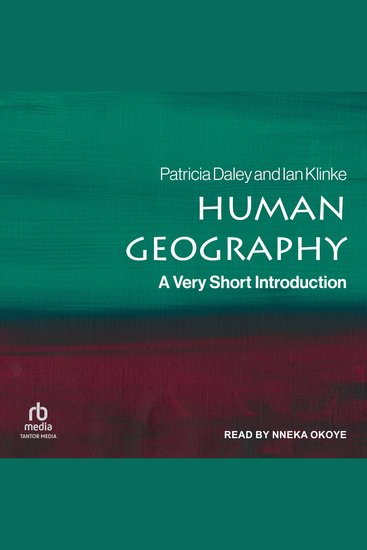 Human Geography - A Very Short Introduction - cover