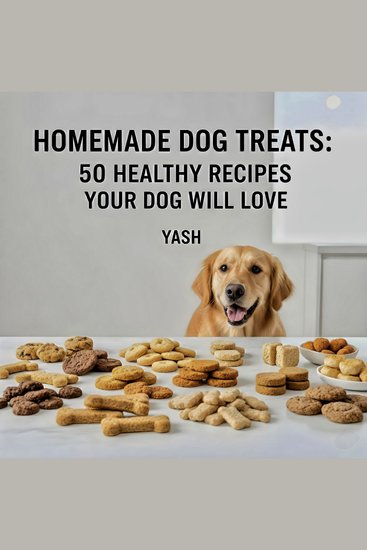 Homemade Dog Treats: 50 Healthy Recipes Your Dog Will Love - cover