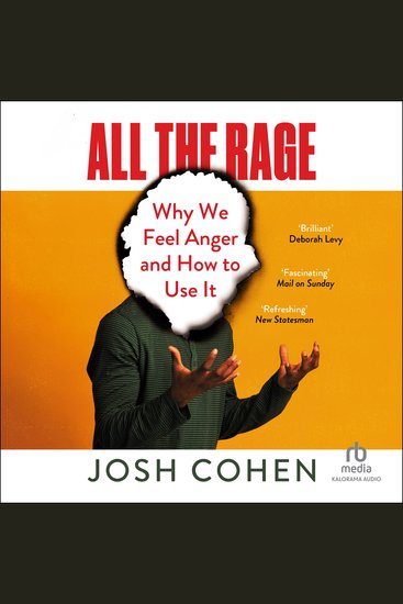 All the Rage - Why We Feel Anger and How to Use It - cover