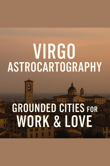 Virgo Astrocartography - Grounded Cities for Work & Love - cover