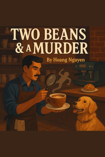 Two Beans & a Murder: A Cozy Coffee Shop Mystery of Suspicion Sleuthing and Scones - Where Every Cup Holds a Clue and Everyone's a Suspect - cover