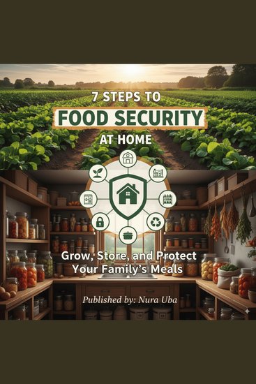 7 Steps to Food Security at Home - Grow Store and Protect Your Family’s Meals - cover