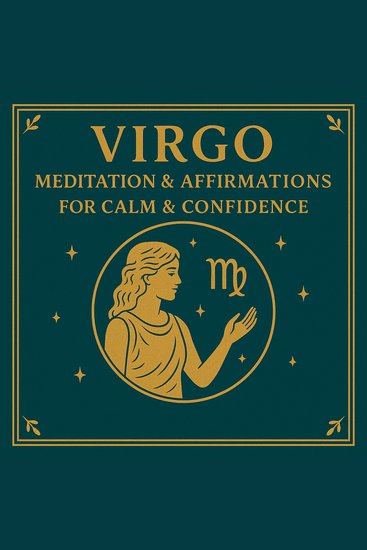 Virgo Meditations & Affirmations for Calm & Confidence - cover