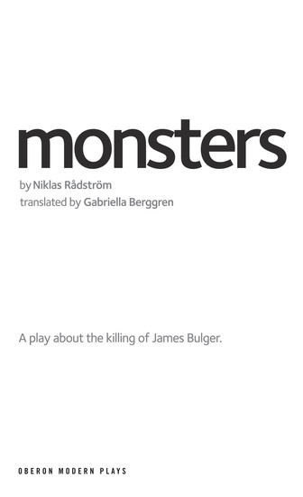 Monsters - A play about the killing of James Bulger - cover