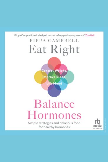 Eat Right Balance Hormones - Simple strategies and delicious food for healthy hormones - cover