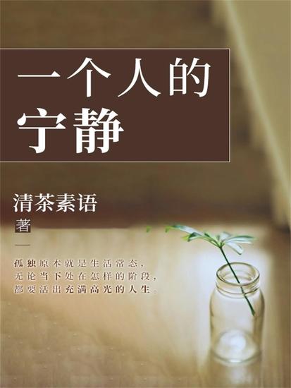 一个人的宁静 - cover