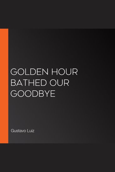 Golden hour bathed our goodbye - cover