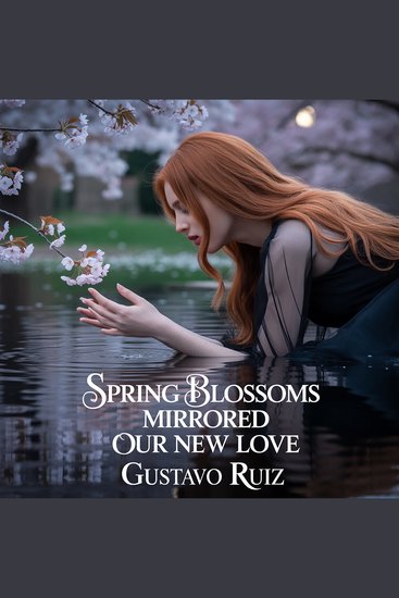 Spring blossoms mirrored our new love - cover
