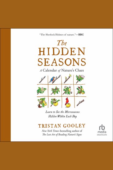 The Hidden Seasons - A Calendar of Nature’s Clues - cover