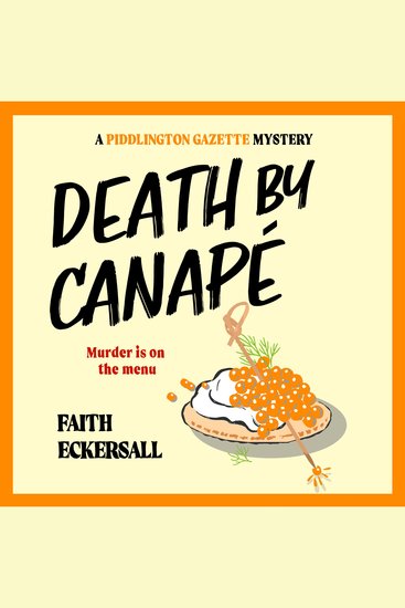 Death by Canapé - The new hilarious cosy English murder mystery for 2026! - cover