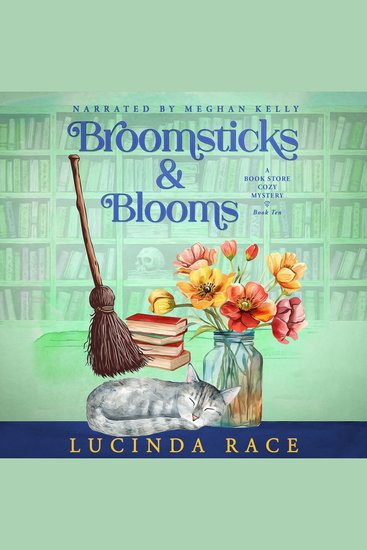 Broomsticks & Blooms - A Parnormal Witch Cozy Mystery - cover