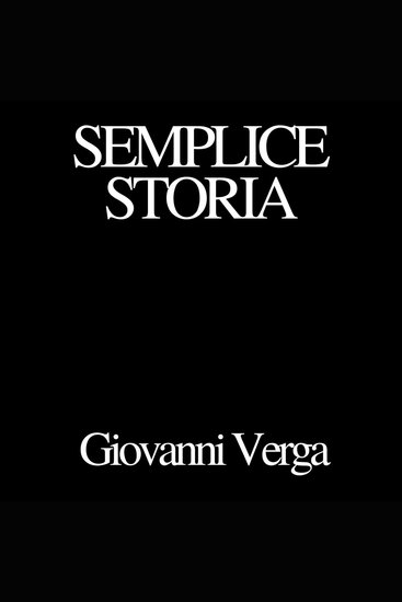 Semplice storia - cover