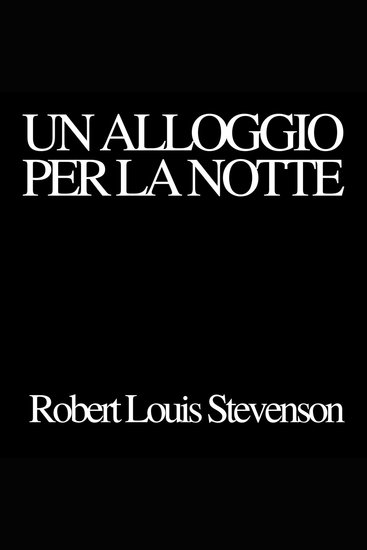 Un alloggio per la notte - cover