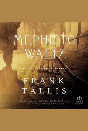 Mephisto Waltz - A Max Liebermann Mystery - cover