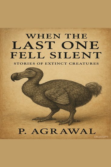 When the Last One Fell Silent - Stories of Extinct Creatures - cover