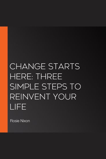 You Start Here: Three simple steps to reinvent your life - cover