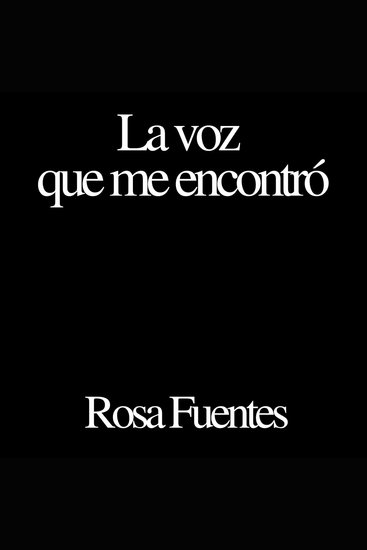 La voz que me encontró - cover