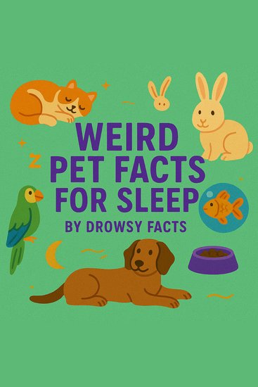 Weird Pet Facts for Sleep - cover