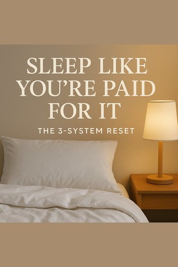 Sleep Like You’re Paid For It - The 3-System Reset - cover