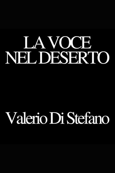 La voce nel deserto Edizione definitiva - cover