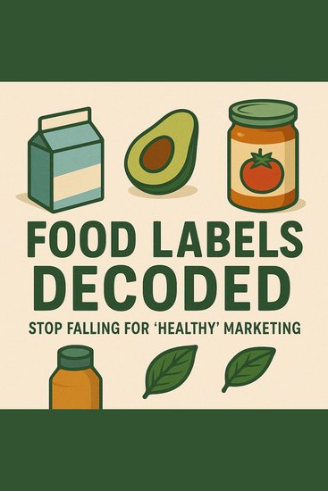 Food Labels Decoded - Stop Falling for ‘Healthy’ Marketing - cover