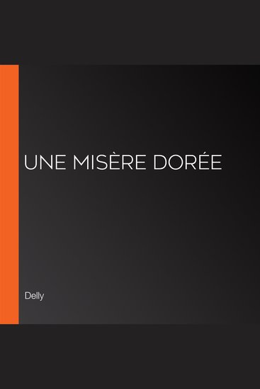 Une misère dorée - cover