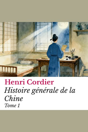 Histoire générale de la Chine - Tome 1 - cover