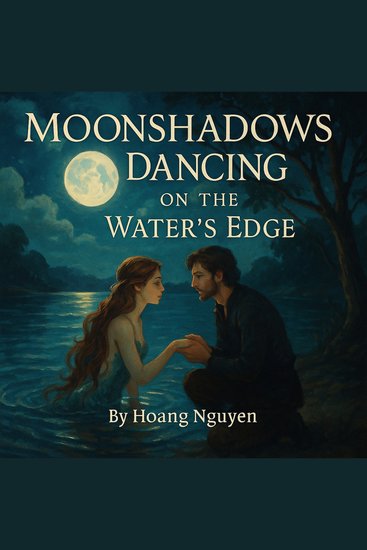Moonshadows Dancing on the Water's Edge: A Lake Nymph's Reflection in the Mirror of a Poet's Soul - Reflected in Silver Ripples and Versed Longing a Dance That Mirrors Hearts Across the Shore - cover