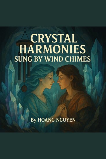 Crystal Harmonies Sung by Wind Chimes: A Zephyr Spirit's Melody Entwines with the Stone Singer - Chimed in Breeze and Resonant Stone a Harmony That Sings Winds Through Cavern Echoes - cover