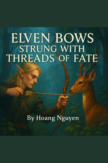 Elven Bows Strung with Threads of Fate: An Archer's Aim True for the Heart of the Enchanted Doe - Drawn in Sylvian String and Doe's Gaze an Aim That Strings Lovers from Forest to Forever - cover