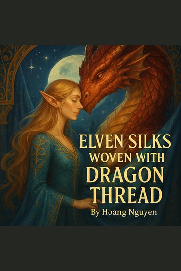 Elven Silks Woven with Dragon Thread: A Seamstress's Enchanted Union in the Courts of Luminara - Stitched in Scale and Moon-Spun Fabric a Loomsong That Binds Royalty and Artisan Soul - cover