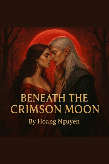 Beneath the Crimson Moon: A Sorceress's Passionate Vow to the Wandering Elf Prince - In the Blood-Red Glow Two Souls Swore Eternity Amidst Cursed Forests and Stolen Stars - cover