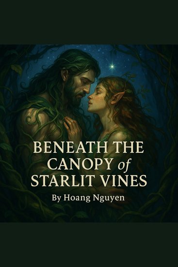 Beneath the Canopy of Starlit Vines: A Vine Lord's Tangled Embrace of the Free-Spirited Dryad - Twisted in Nocturnal Twine and Leafy Liberty an Embrace That Grows Love from Root to Star - cover