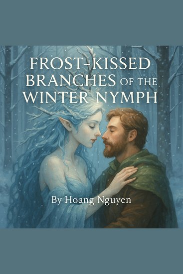 Frost-Kissed Branches of the Winter Nymph: A Forester's Gentle Awakening with the Snow Sprite in the Silver Forest - Entwined in Icicle Whispers and Bark Embrace an Awakening That Melts Frost into the Warmth of Blossoming Hope - cover