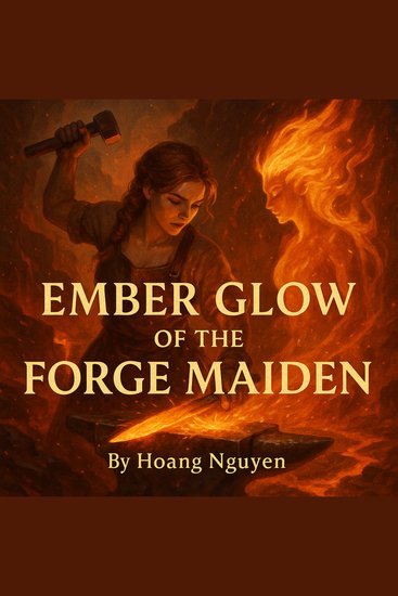 Ember Glow of the Forge Maiden: A Blacksmith's Fiery Oath to the Flame Spirit in the Volcanic Anvil Halls - Hammered in Molten Vows and Spirit Flames an Oath That Forges Love from the Heat of the Earth's Core - cover