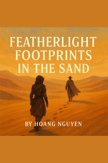 Featherlight Footprints in the Sand: A Tracker's Subtle Trail with the Dune Wanderer in the Whispering Sands - Tracked in Grain Whispers and Wanderer Steps a Trail That Leads a Gentle Quest of Lost Caravan Echoes - cover